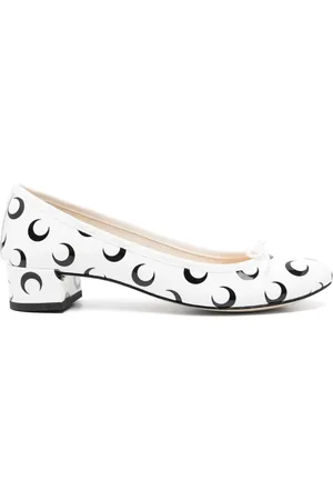 Marine Serre Pumps Camille 35mm x Repetto