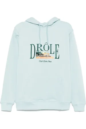 Drôle de Monsieur Felpa Le Hoodie Tennis Court con cappuccio