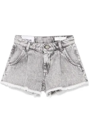 Dondup Shorts denim con frange