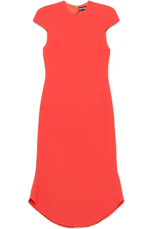 DAVID KOMA Abito midi in cady
