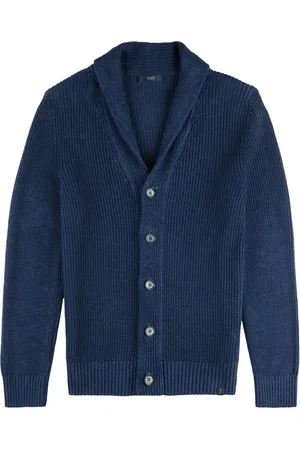 FAY Cardigan in maglia a coste