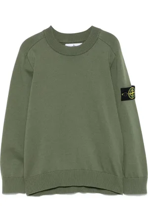 Stone Island Felpa con applicazione Compass