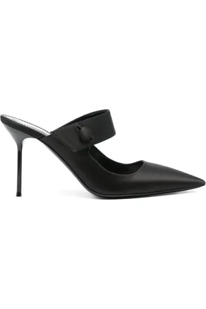 PARIS TEXAS Mules in raso 90mm