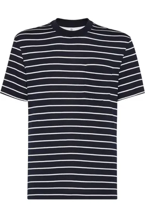 Brunello Cucinelli T-shirt a righe