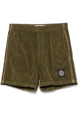Stone Island Shorts con applicazione Compass