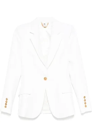 Elisabetta Franchi Blazer con dettaglio in crêpe