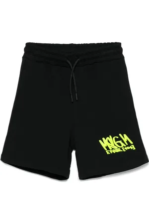 Msgm Shorts sportivi con applicazione