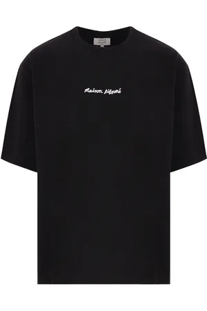 Maison Kitsuné T-shirt con logo ricamato