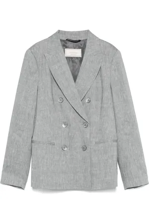 PESERICO SIGN Blazer con revers a lancia