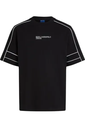 Karl Lagerfeld T-shirt con profili in rilievo