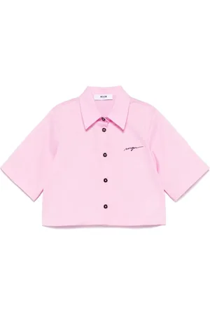 Msgm Camicia con ricamo
