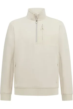 Boggi Milano Felpa scuba con mezza zip