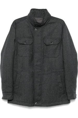 CANALI Giacca-camicia in lana