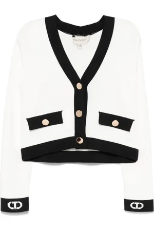 Twin-Set Cardigan Oval T jacquard