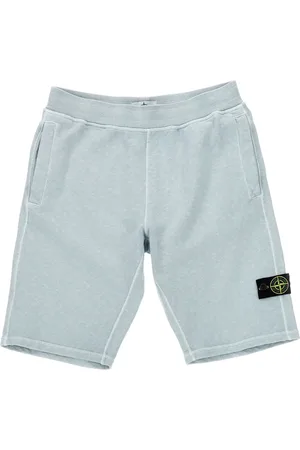 Stone Island Shorts sportivi con applicazione Compass