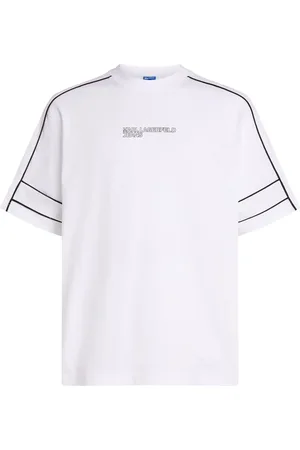 Karl Lagerfeld T-shirt con profili in rilievo