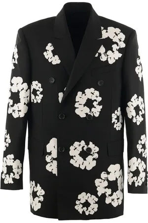 SAINT MXXXXXX Blazer Wreath in cotone x Denim Tears