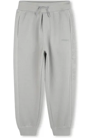 HUGO BOSS Pantaloni sportivi con logo gommato