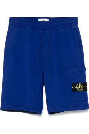 Stone Island Shorts sportivi con applicazione Compass