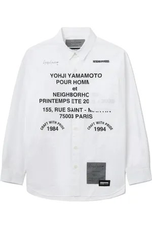 YOHJI YAMAMOTO Camicia con stampa x Neighborhood