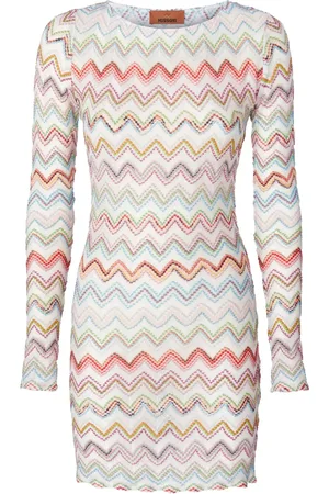 Missoni Abito corto con motivo zigzag