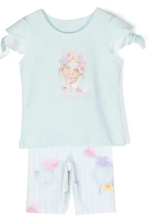 Lapin House Pantaloni a fiori