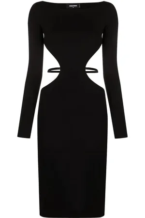Dsquared2 Abito midi con cut-out