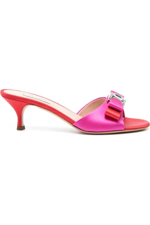 Casadei Mules in raso 50mm