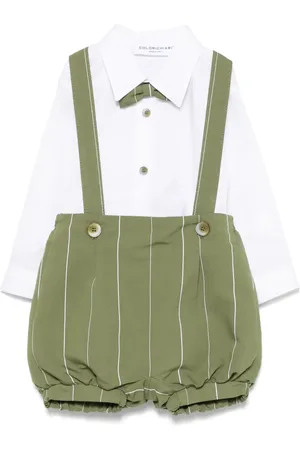 COLORICHIARI Set con shorts a righe