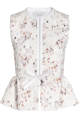 Giambattista Valli Gilet svasato jacquard