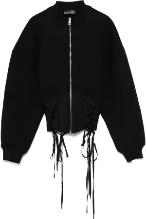 MUGLER Felpa con design a corsetto
