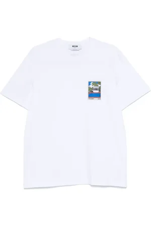 Msgm T-shirt con applicazione