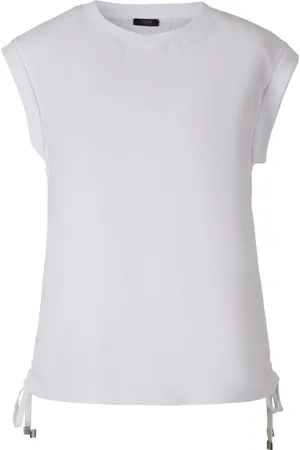 PESERICO SIGN T-shirt in cotone con arricciatura