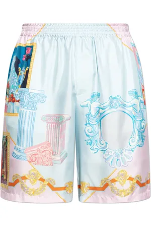 VERSACE Shorts in seta