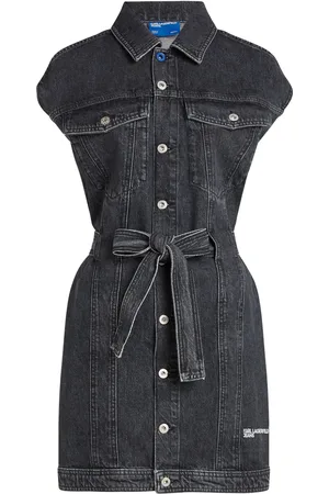 Karl Lagerfeld Abito denim con cintura
