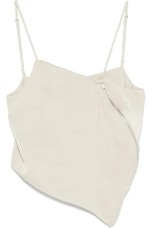 Nanushka Top crop smanicato