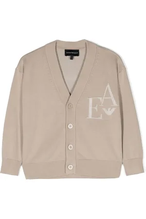 Emporio Armani Cardigan con effetto jacquard