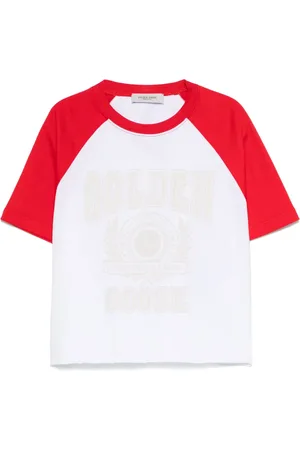 Golden Goose T-shirt con logo in rilievo