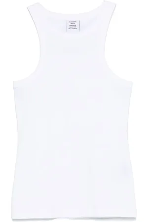 Vetements Canotta con ricamo