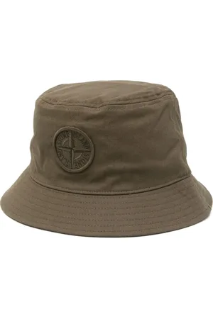 Stone Island Cappello bucket con ricamo Compass