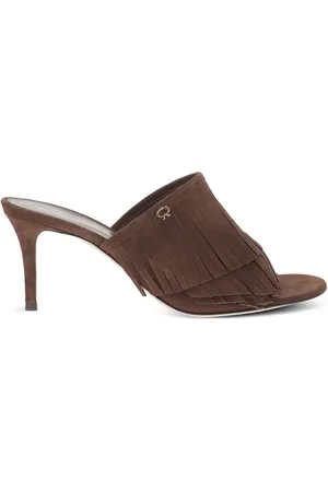 Gianvito Rossi Mules in pelle scamosciata