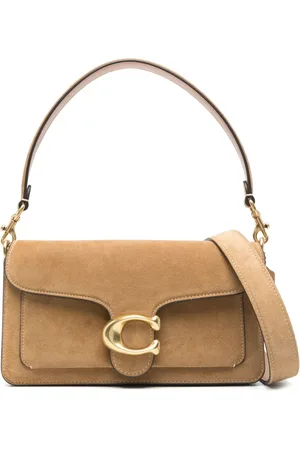 Coach Borsa a spalla in pelle scamosciata