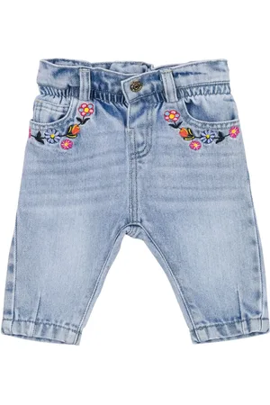 Moschino Jeans con ricamo a fiori