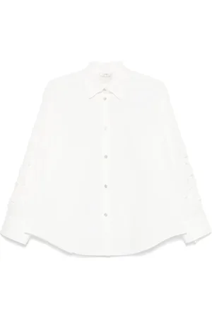 FORTE FORTE Camicia con dettagli in pizzo