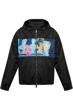 VERSACE Giacca sportiva con stampa