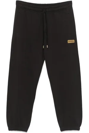 VERSACE Pantaloni sportivi con placca logo