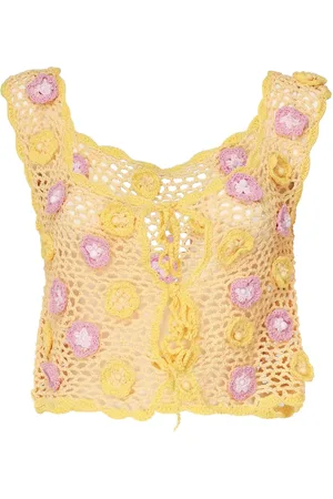 Celia B Top in maglia a fiori