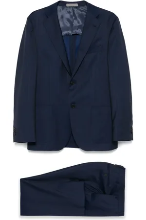 corneliani Completo a righe jacquard