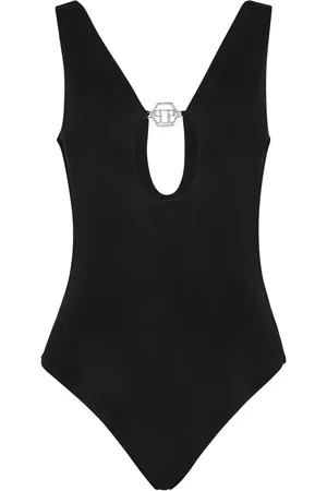 Philipp Plein Costume intero con placca logo