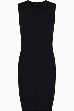 Armani Exchange Abito in maglia con monogramma
